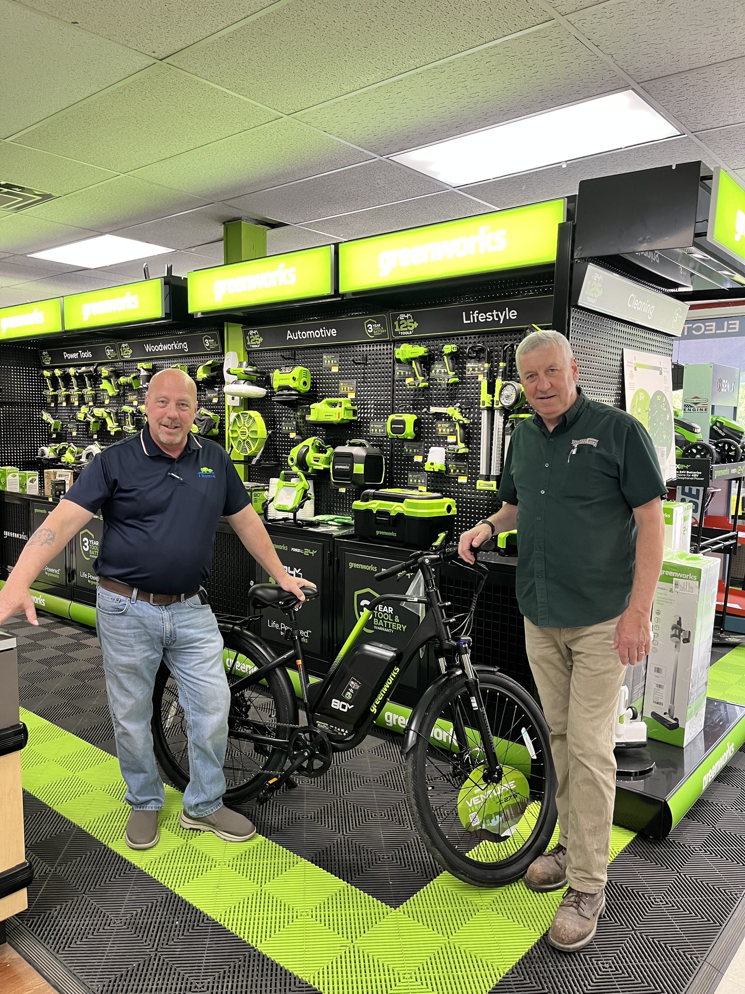 Thomas HomeTown Store Greenworks Bike